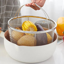 Charger l'image dans la galerie, Small Air Fryer Multifunctional Frying Basket French Fries Kitchen Supply Vegetable Draining
