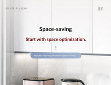 Load image into Gallery viewer, Countertop Kitchen Microwave Storage Rack, Telescopic Desktop Shelf for Rice Cookers and Ovens, A Household Storage Organizer
