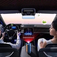 Load image into Gallery viewer, Smart Car Air Freshener 5-speed Charging Intelligent Car Automatic Fragrance Machine With Starry Sky Ceiling Ambient Light
