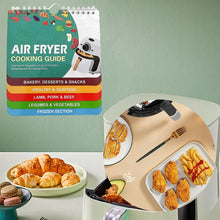 Load image into Gallery viewer, Air Fryer Magnetic Cheat Sheet Air Fryer Recipes Quick and Easy Temperature and Cooking Time Guide for Beginners
