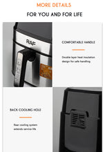 Load image into Gallery viewer, Multifunctional Electric Air Fryer 6.5L Cooker Fryer Without Oil Touch Screen Smart Digital 360 Degree Hot Air Circulation
