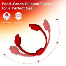 Load image into Gallery viewer, 2sets Silicone Magnets for Air Fryers - Small Flower Design,Suitable for All Air Fryers with Red Handles,Space-Saving Safety Fix
