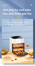 Charger l'image dans la galerie, Air Fryer Household Large Capacity 15L Visual Oil-free Smart Oven  Fries Machine 220V 110V US EU 1500W Chicken Frying
