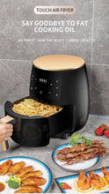 Load image into Gallery viewer, 6L Air fryer Multi-functional intelligent touch screen oven Large capacity Electro mechanical  deep fryer for home  airfryer

